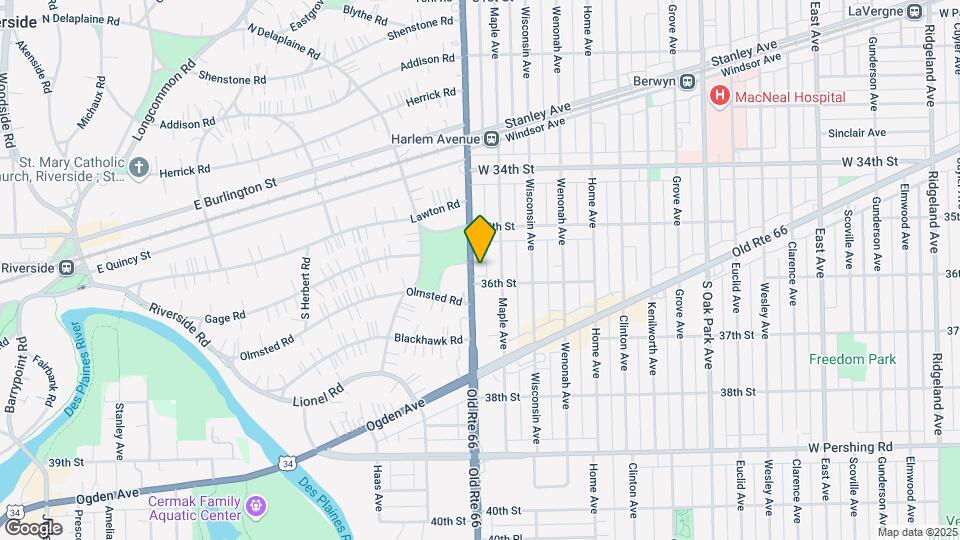 3533 Harlem Ave Map and Location Details