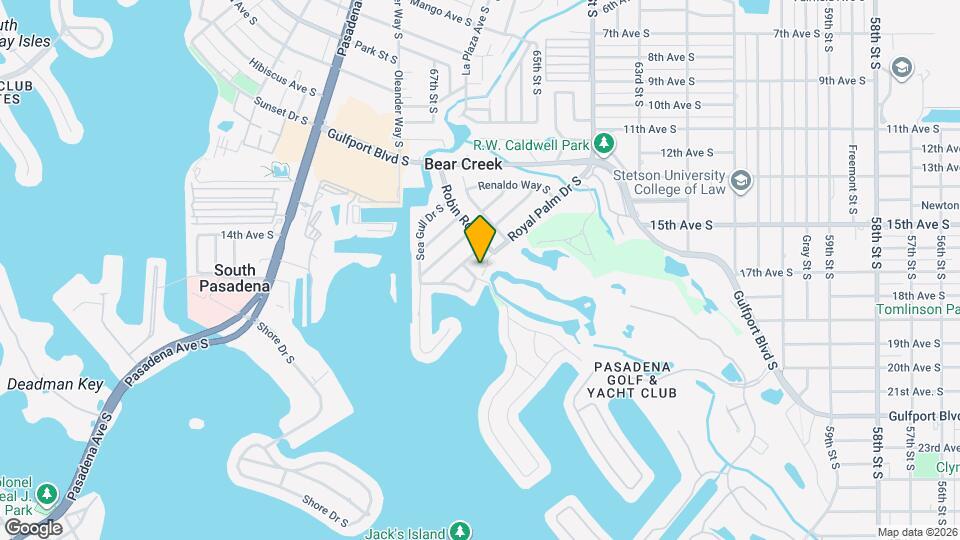 1635 Royal Palm Dr S Map and Location Details