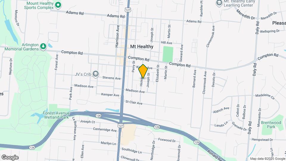 7400 Hickman St Map and Location Details