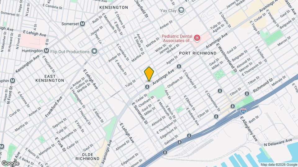 2918 Aramingo Ave Map and Location Details