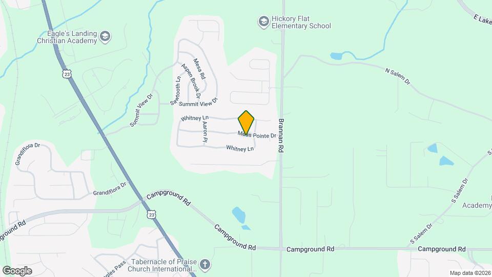 129 Moss Pointe Dr Map and Location Details