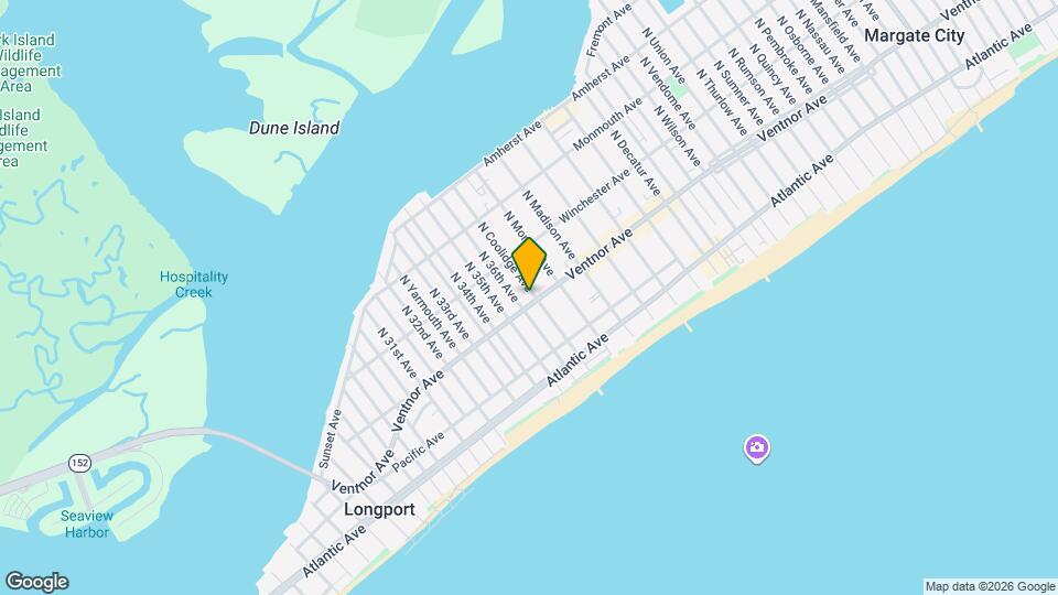 9801 Ventnor Ave Map and Location Details