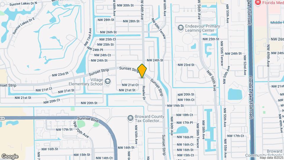2211 NW 64th Ave Map and Location Details