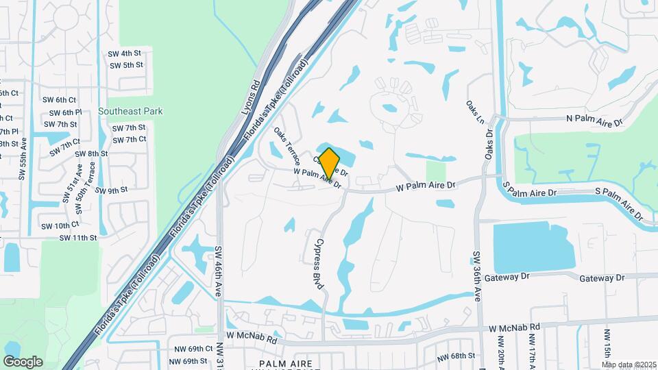 4088 W Palm Aire Dr Map and Location Details
