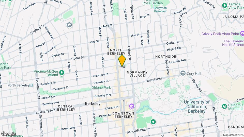 1722 Walnut St Map and Location Details