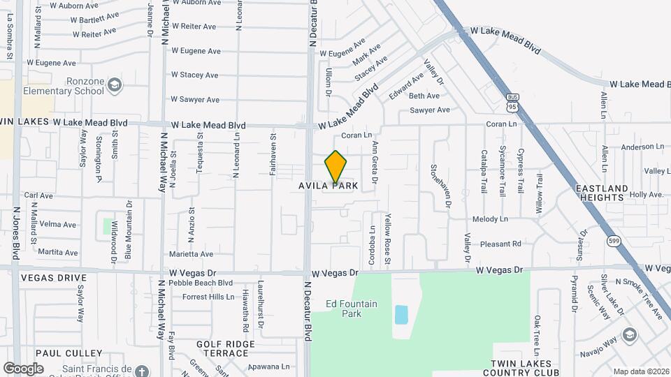 1828 N Decatur Blvd Map and Location Details