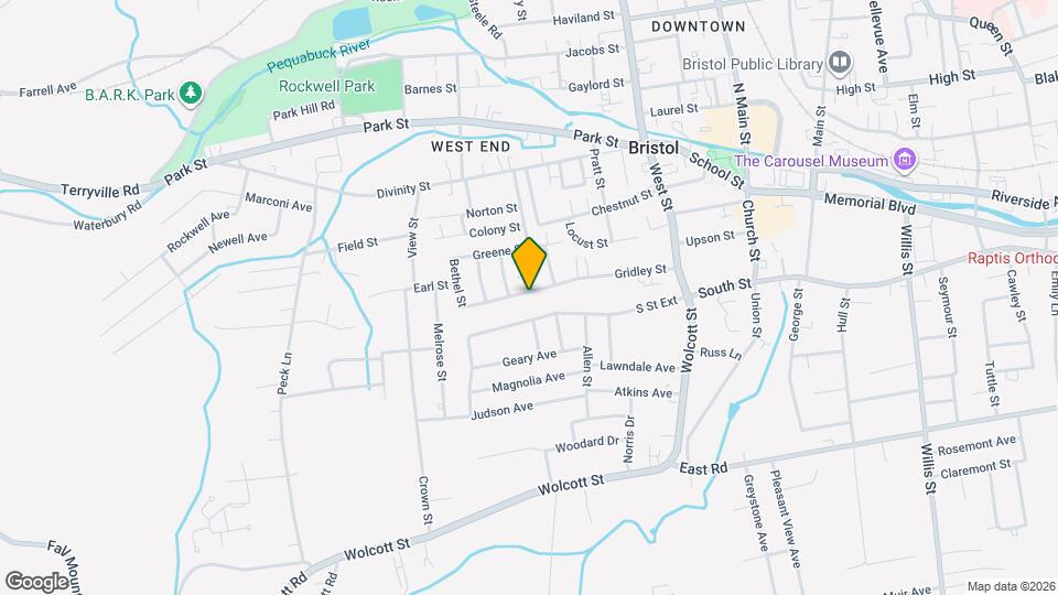 153 Gridley St Map and Location Details