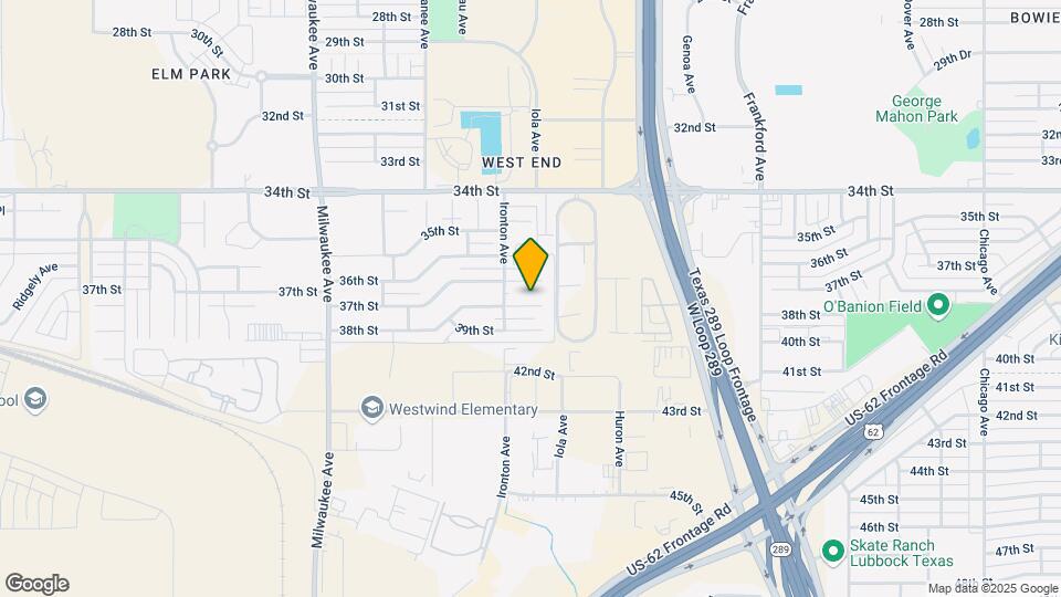 6110 38th St Map and Location Details