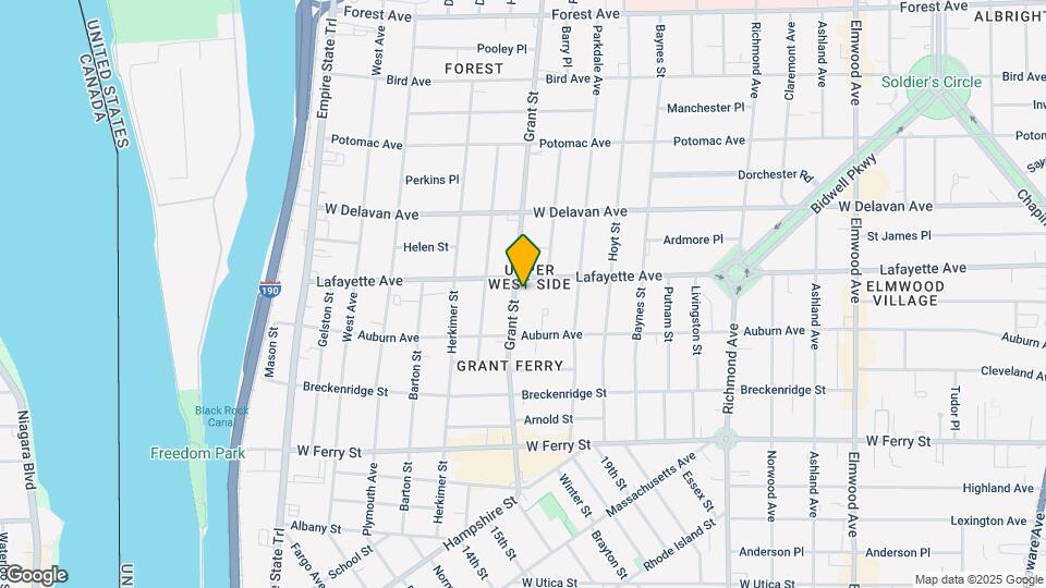 209 Grant St Mapa y Detalles de la Ubicación