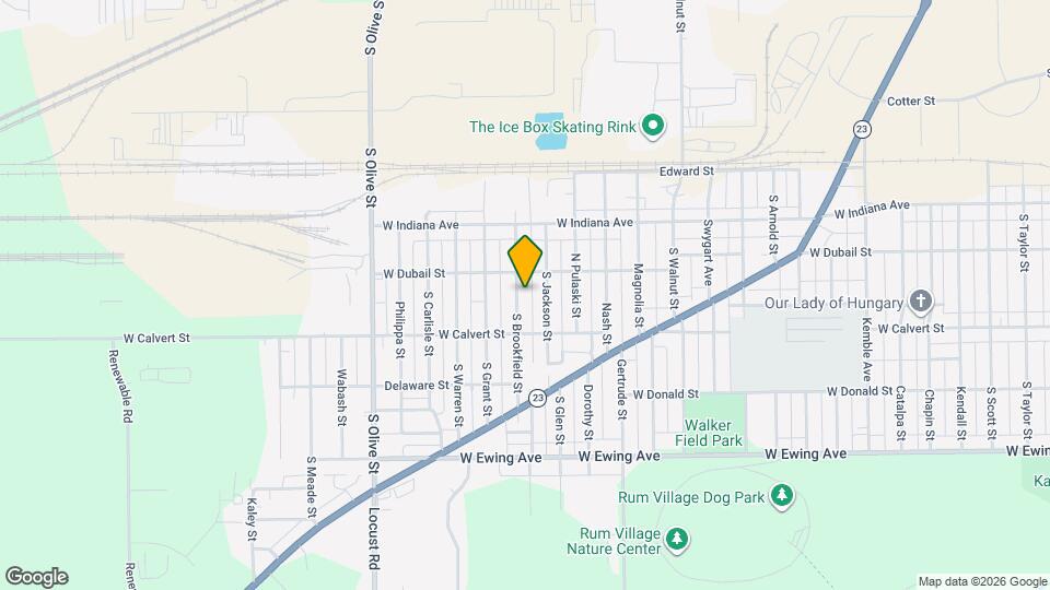 1722 S Brookfield St Map and Location Details