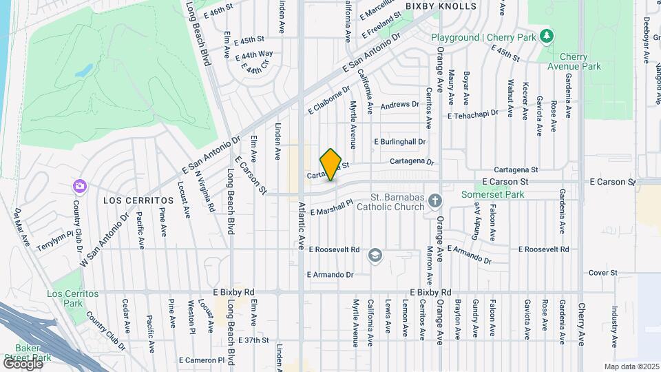 735 E Carson St Mapa y Detalles de la Ubicación