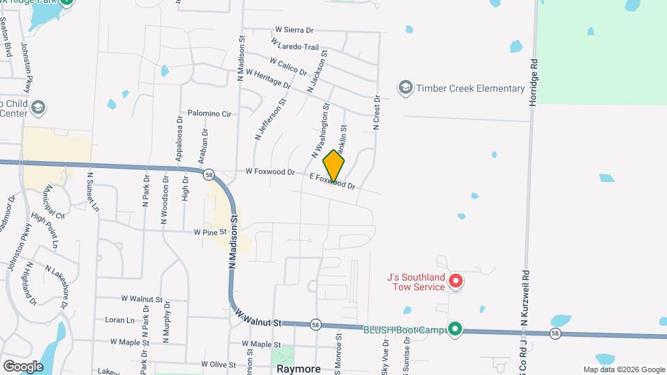 117 E Foxwood Dr Map and Location Details