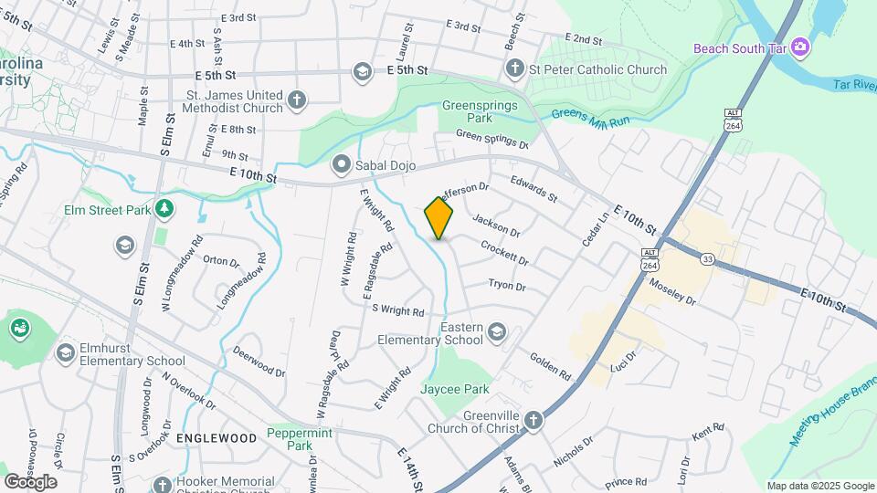 2501 Jefferson Dr Map and Location Details