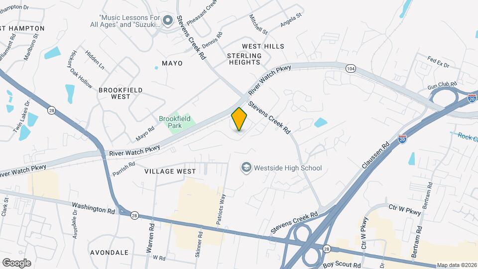 500 Windsong Cir Mapa y Detalles de la Ubicación