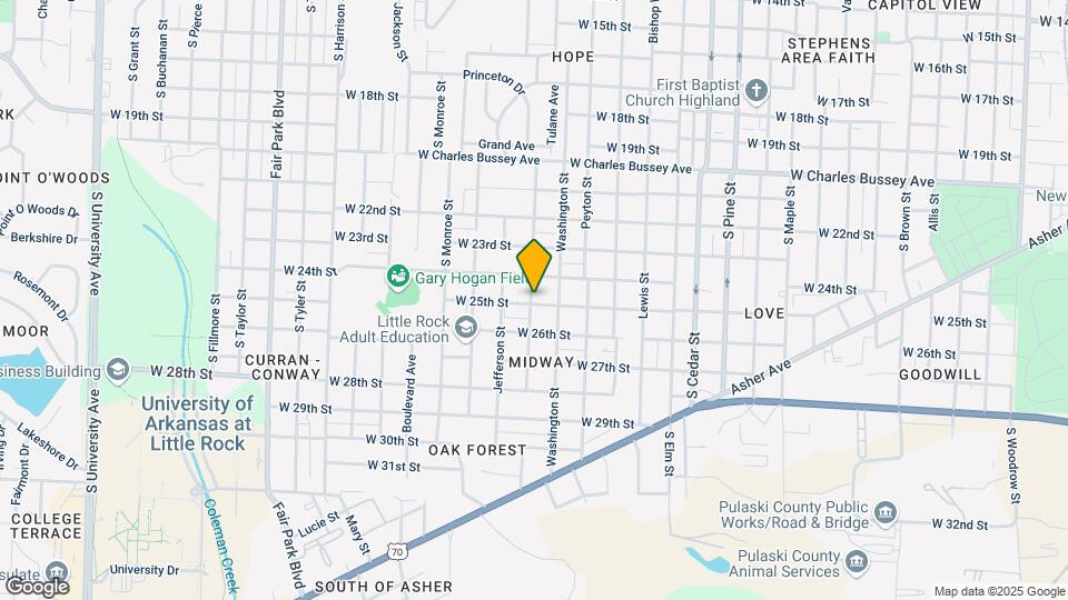4522 W 25th St Map and Location Details
