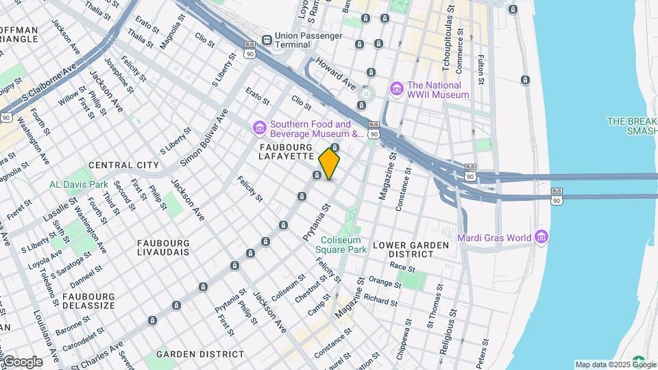 1520 Melpomene Ave Mapa y Detalles de la Ubicación