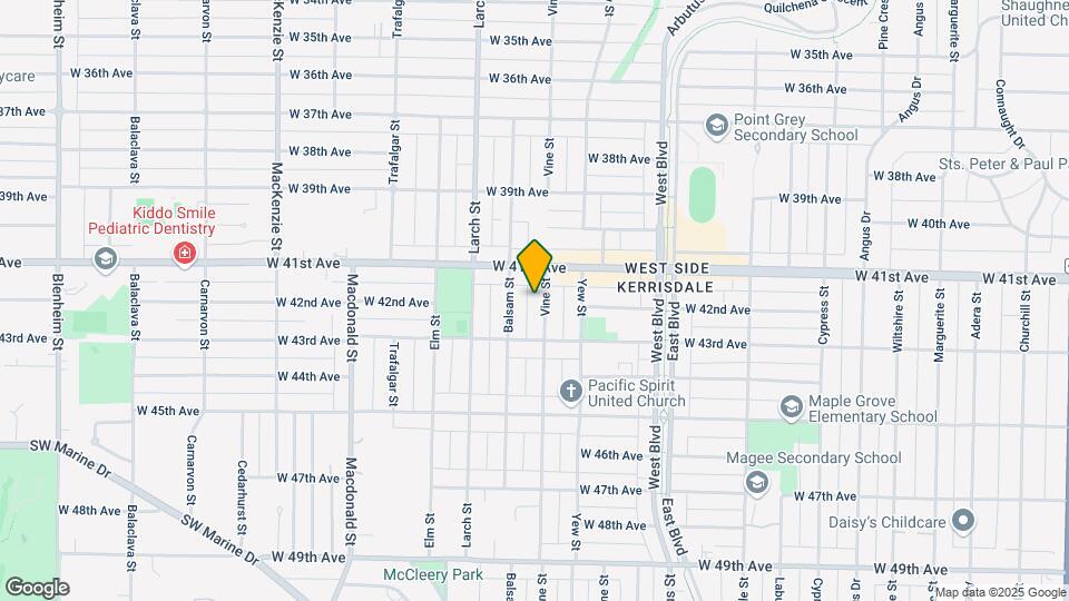 5781 Vine St Map and Location Details