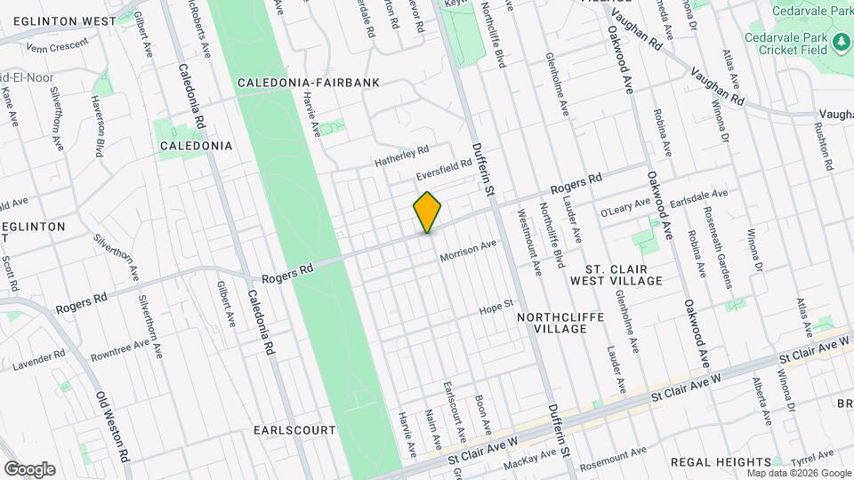 272B Boon Ave Map and Location Details