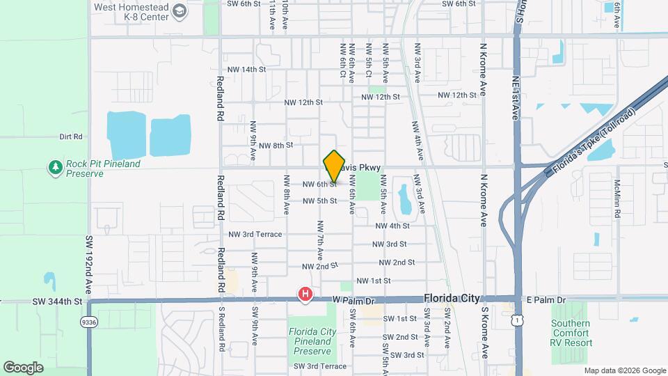 653 NW 6th St Map and Location Details