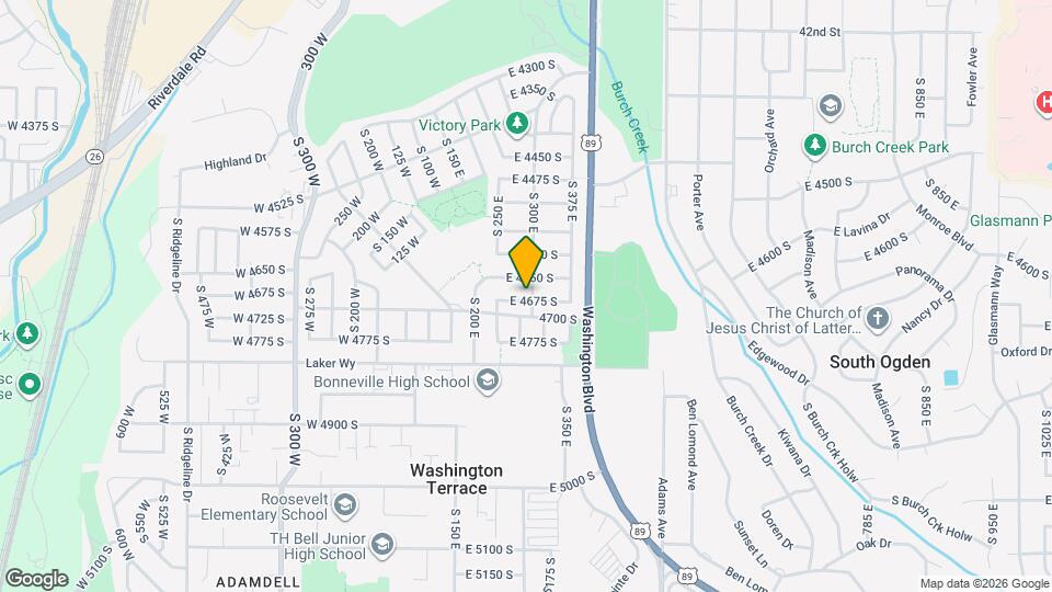 4669 S 300 E Map and Location Details