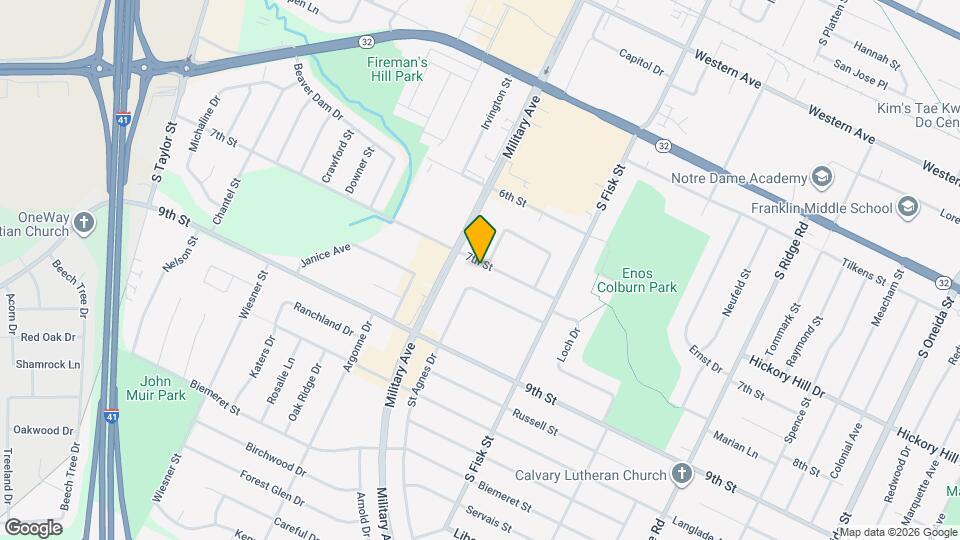 1545 7th St Map and Location Details