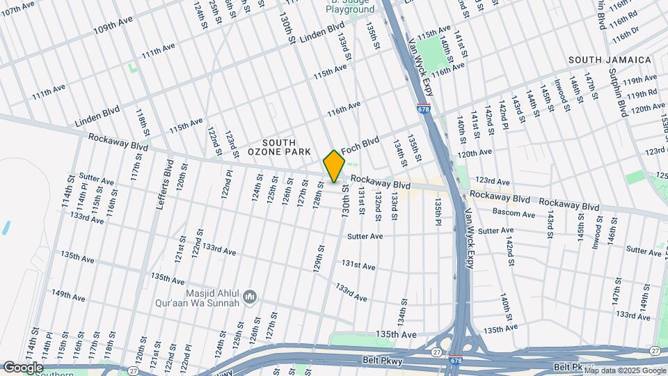128-21 Gotham Rd-Unit -2 Mapa y Detalles de la Ubicación