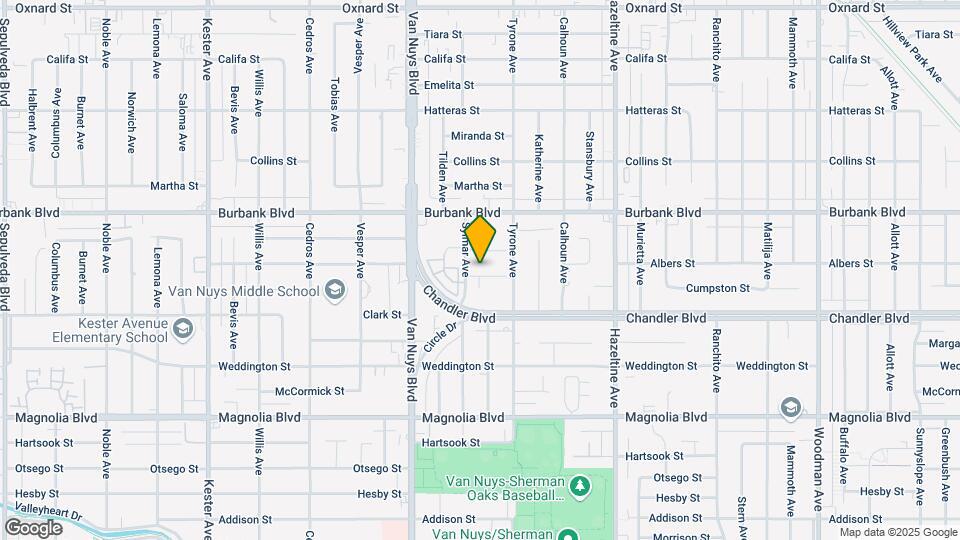 14339 Albers St Mapa y Detalles de la Ubicación