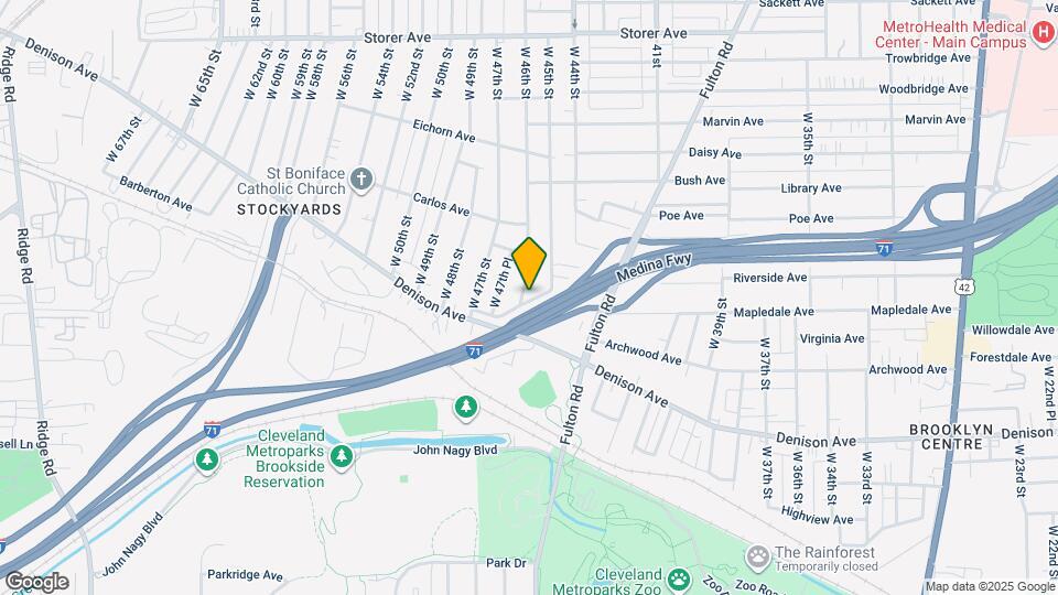 3653 W 46th St Map and Location Details