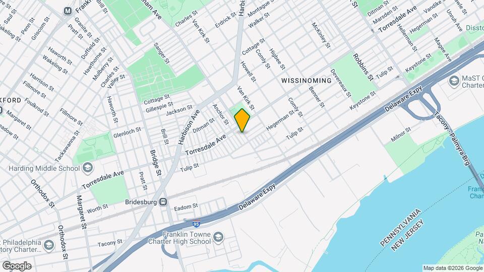 2120 E Cheltenham Ave Map and Location Details