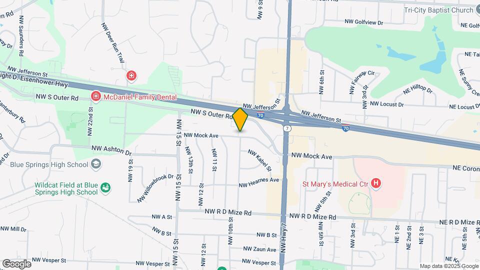 901 NW Mock Ave Map and Location Details
