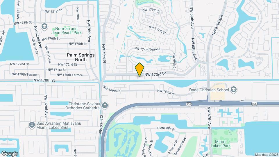 17242 NW 73rd Ave Map and Location Details