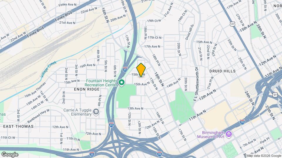 1523 13th St N Map and Location Details