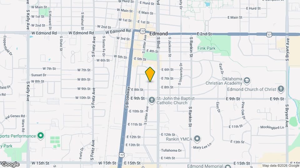 730 S Littler Ave Map and Location Details