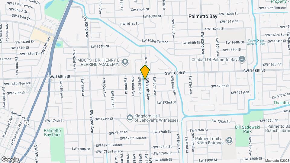 16840 SW 87th Ave Map and Location Details