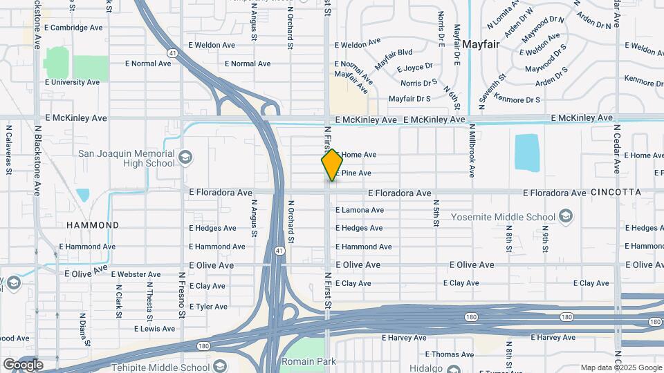 1414 N 1st St Map and Location Details