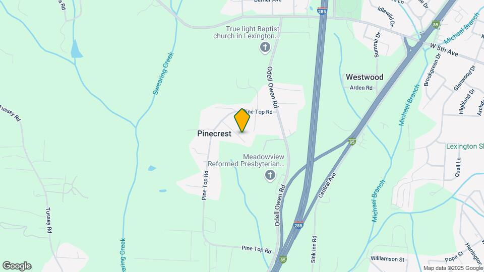 201 Pinecrest Dr Map and Location Details