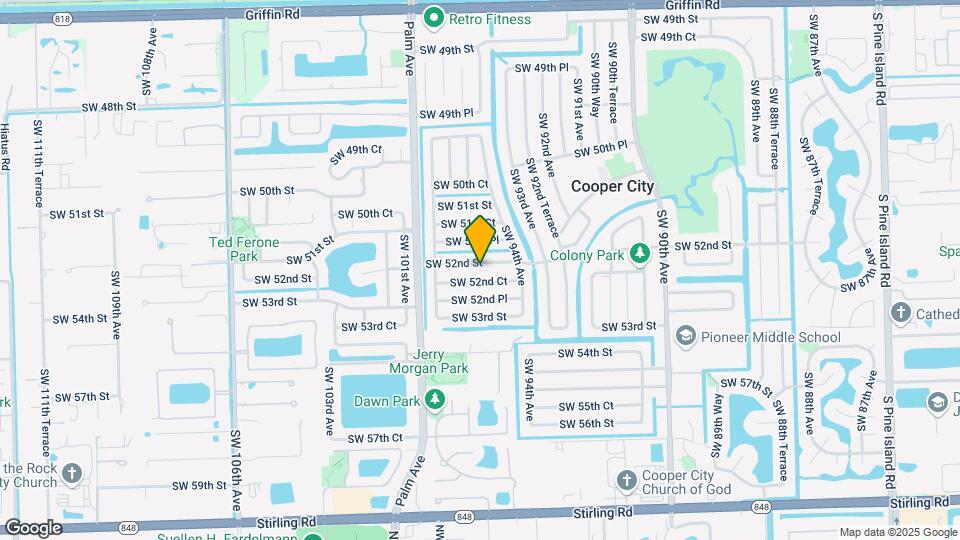 9442 SW 52nd St Map and Location Details
