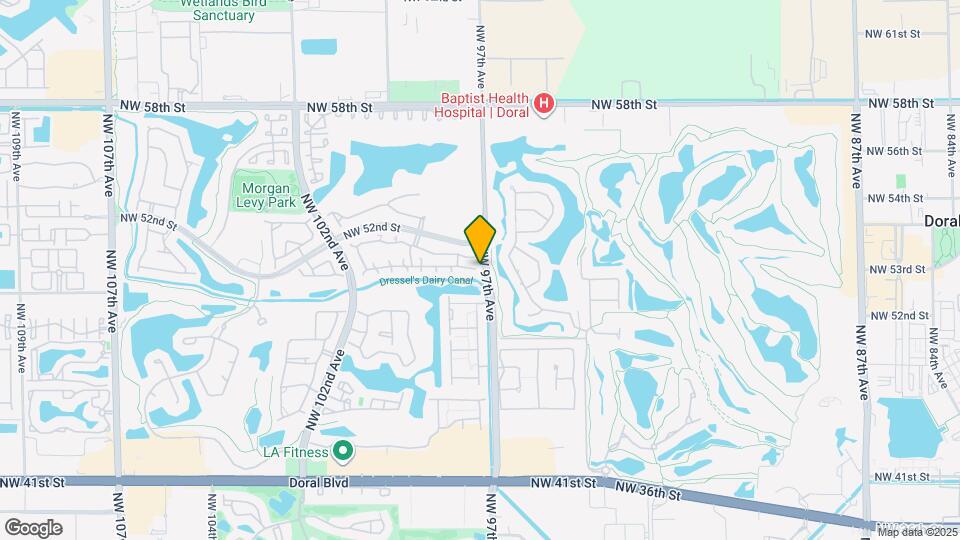 9706 NW 51st Terrace Map and Location Details