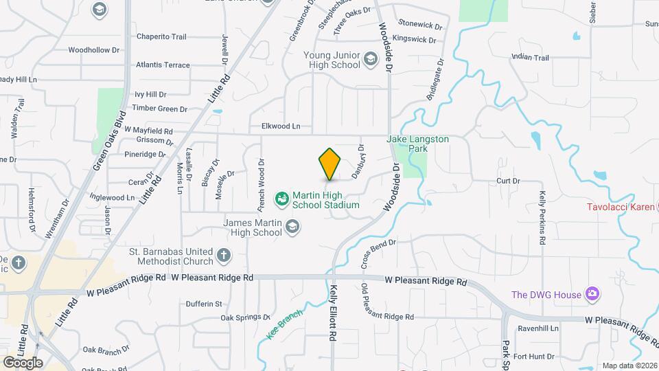 3719 Danbury Dr Map and Location Details