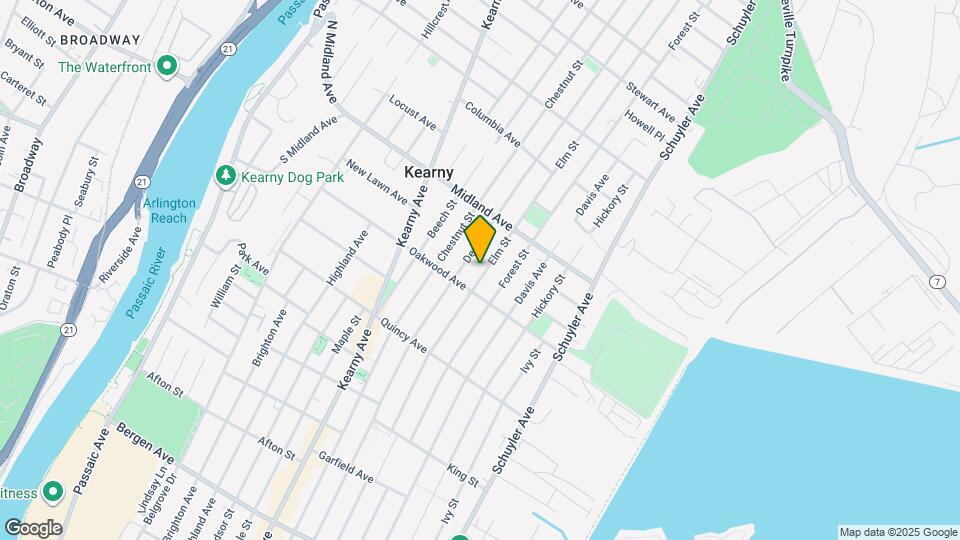 407 Elm St Map and Location Details