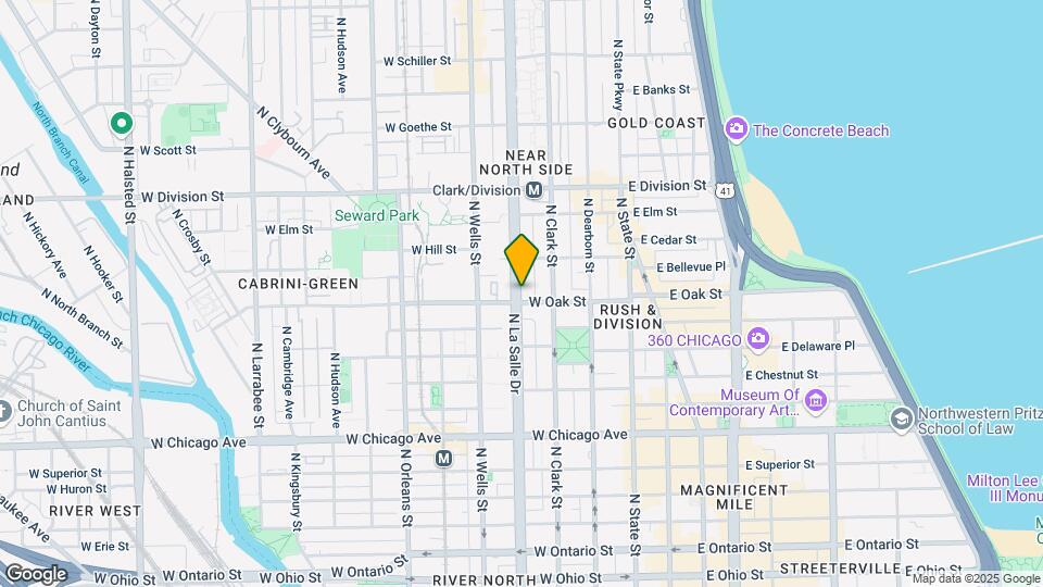 1005 N La Salle Blvd Mapa y Detalles de la Ubicación