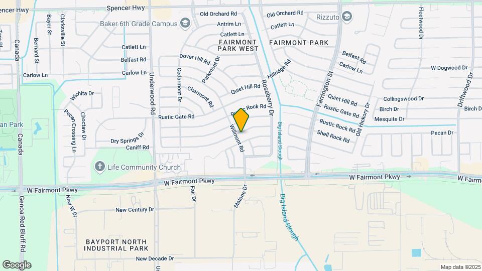 10006 Rocky Hollow Rd Map and Location Details