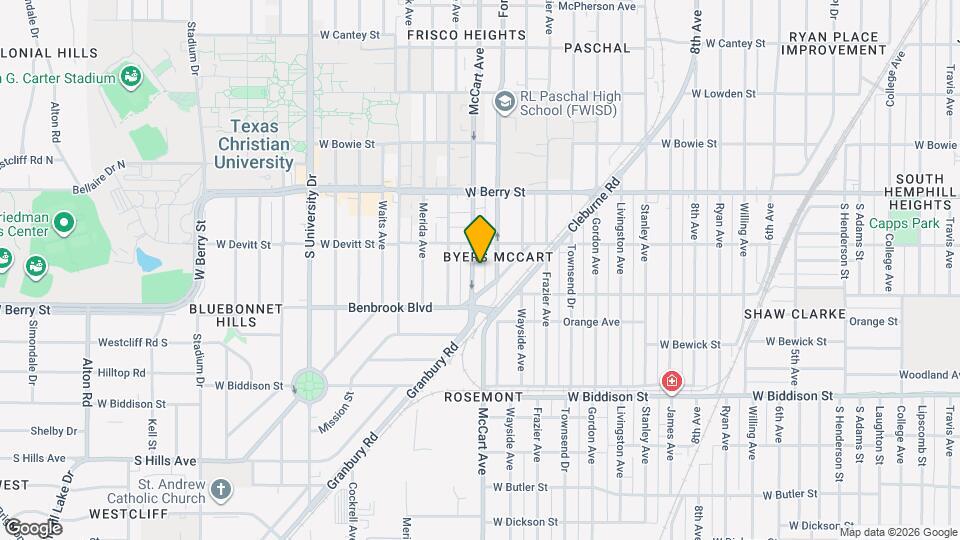 3225 McCart Ave Mapa y Detalles de la Ubicación
