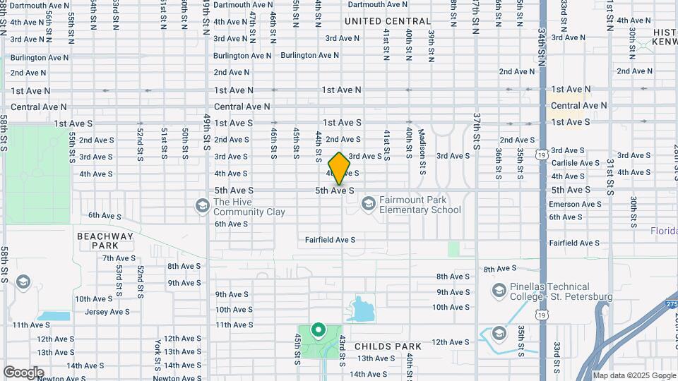 4300 5th Ave S Map and Location Details