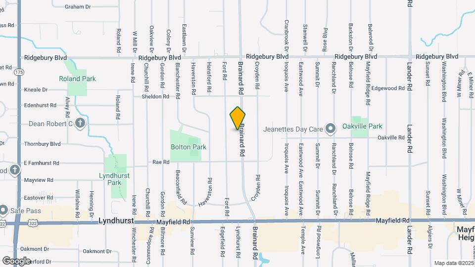 1264 Brainard Rd Map and Location Details