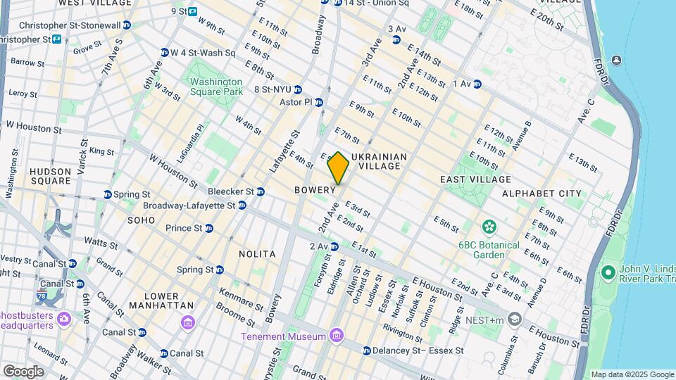 61 Second Ave Mapa y Detalles de la Ubicación