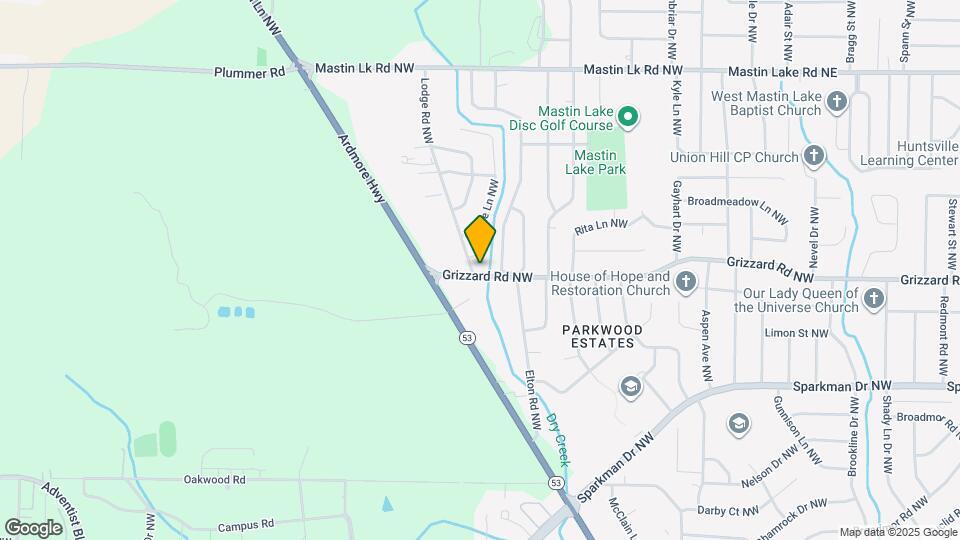 5204 Grizzard Rd NW Map and Location Details