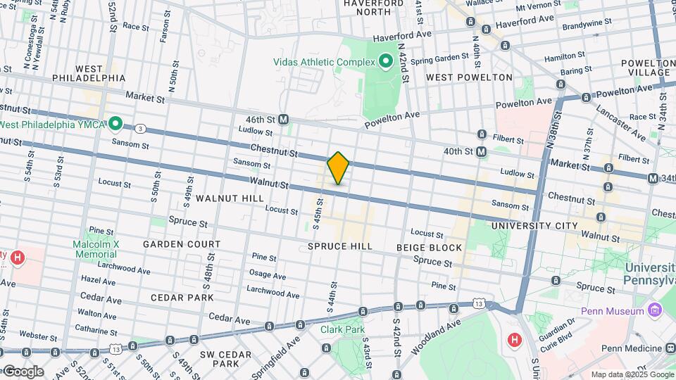 4413-4417 Walnut St Map and Location Details