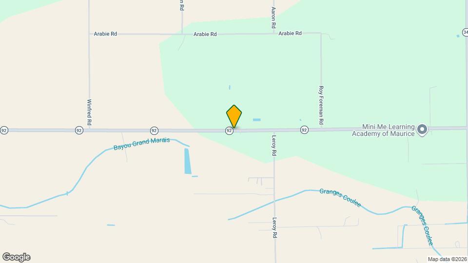 13197 LA-92 Map and Location Details