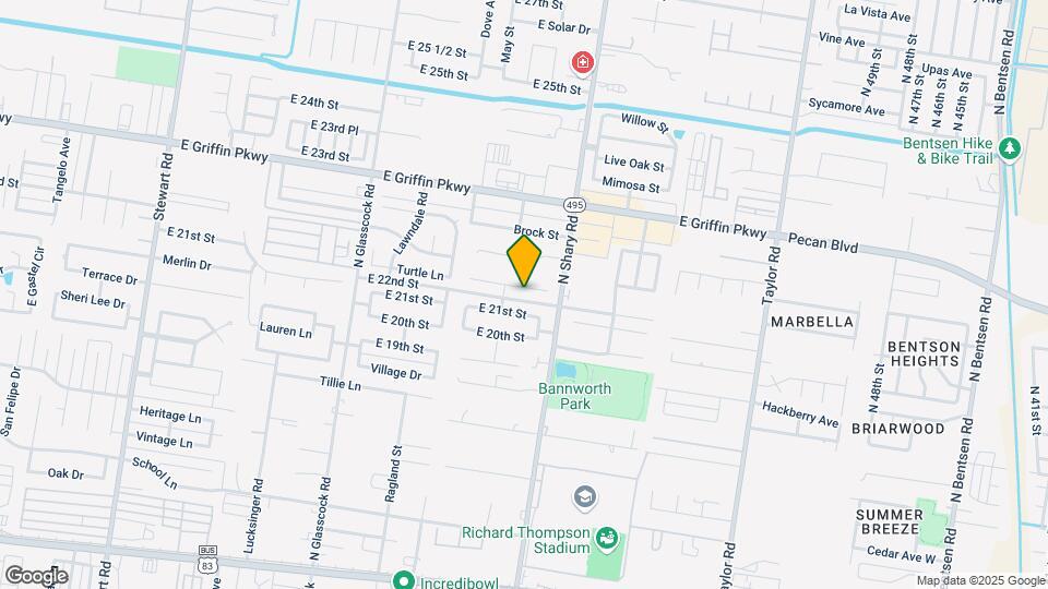 2306 E 23rd St Map and Location Details